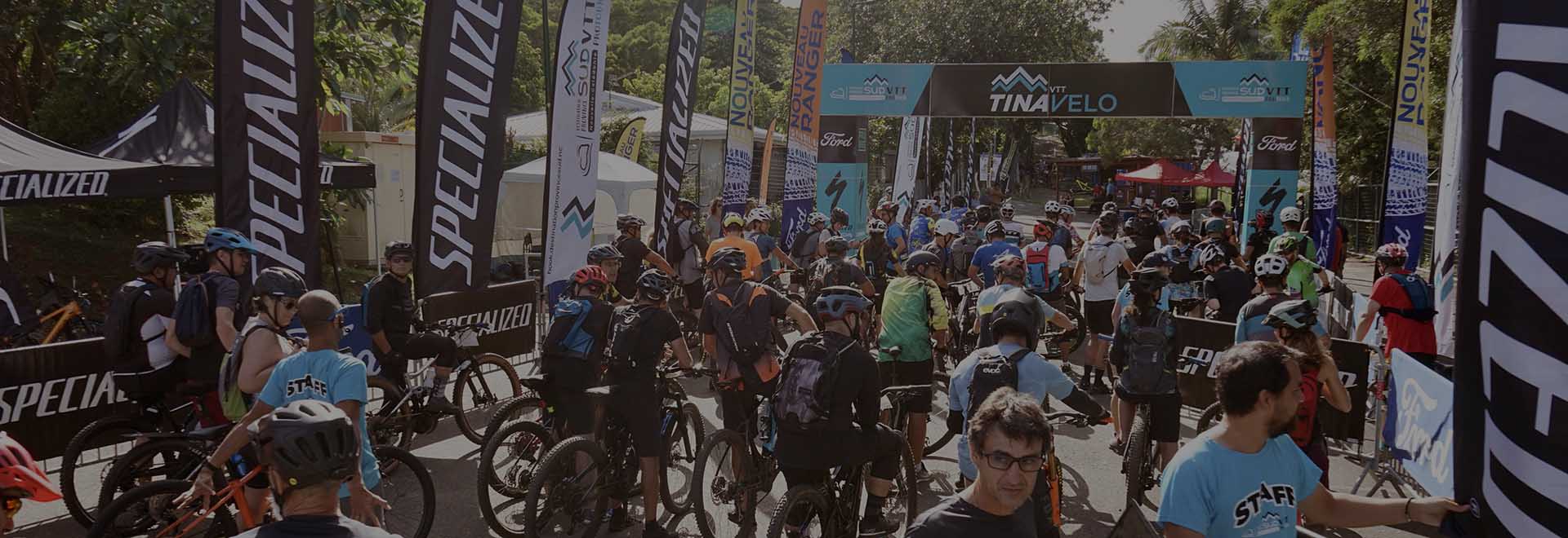 cyclistes lignes d'arrivée